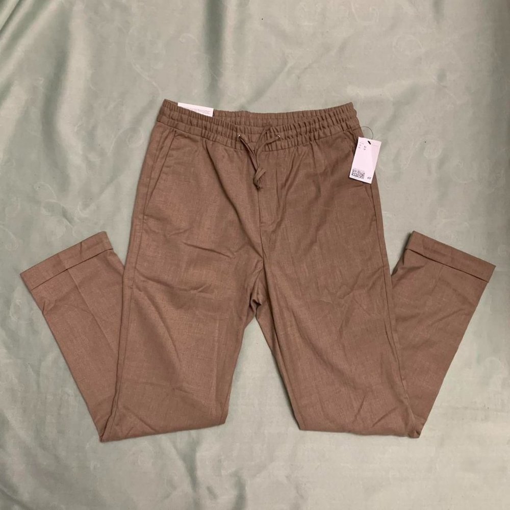 Beige Khaki Fit Pants